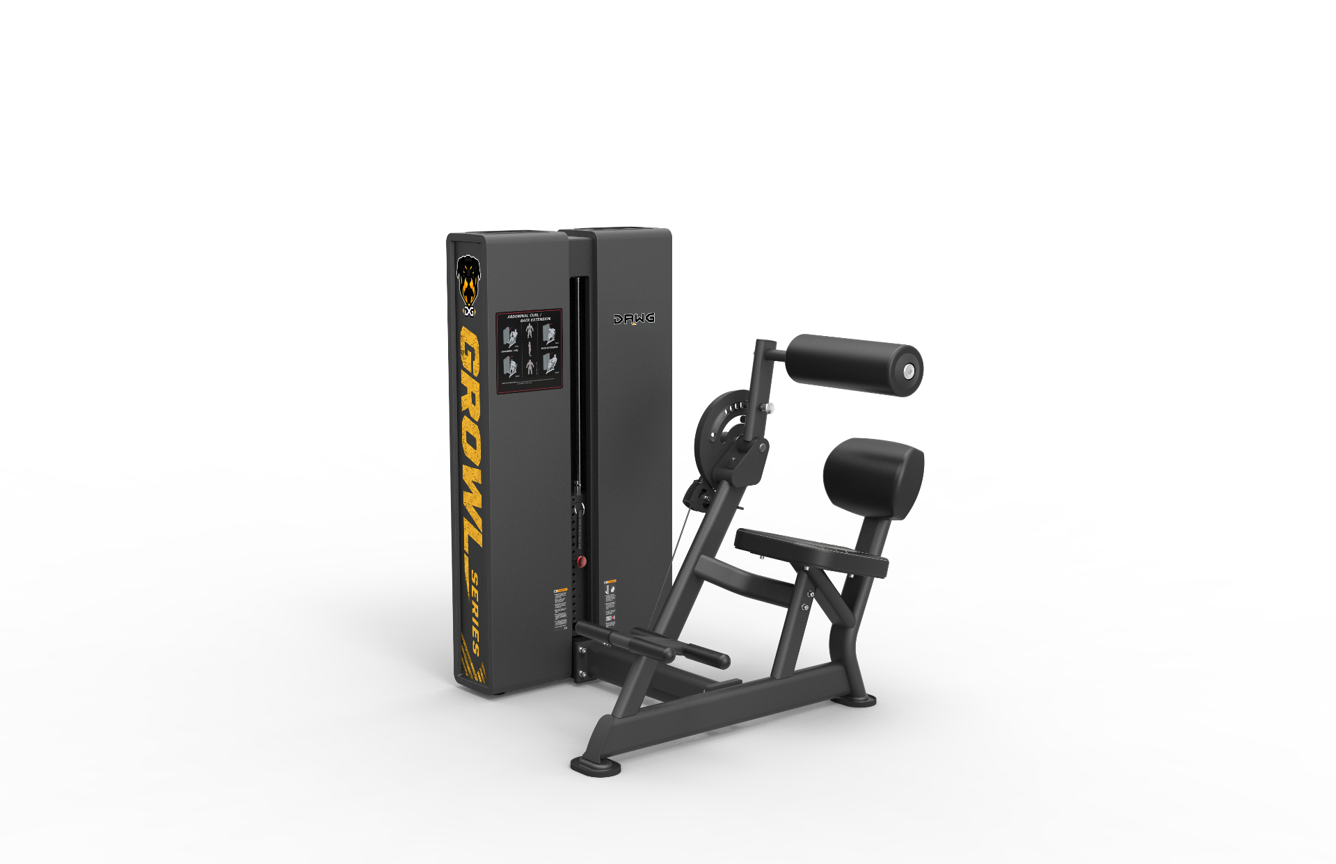 GROWL Series Abdominal Curl / Back Extension